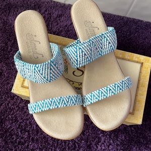 Island Slipper wedge sandals